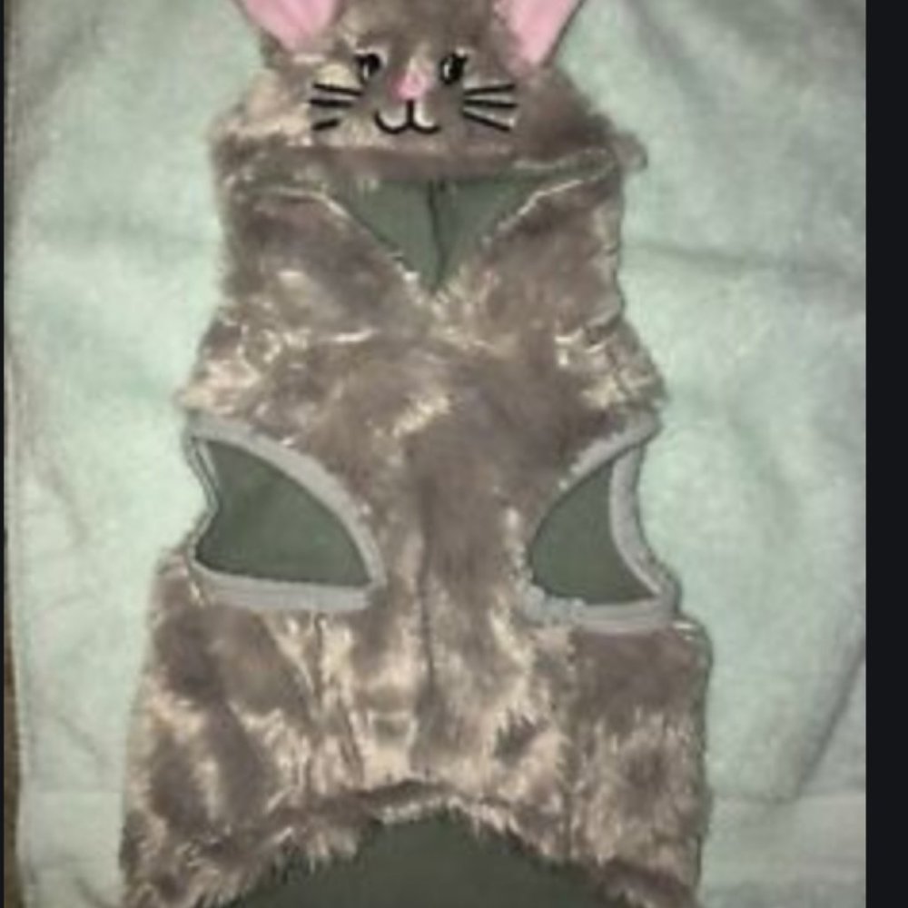 Bunny Rabbit sweater costume outfit dog cat pet size medium nwot - Picture 3 of 3